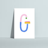 BUCHSTABENKARTE "G"
