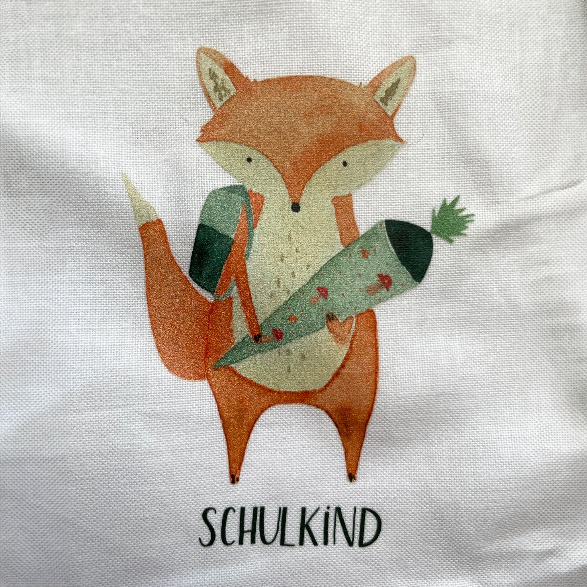 BÜGELBILD FUCHS "SCHULKIND"