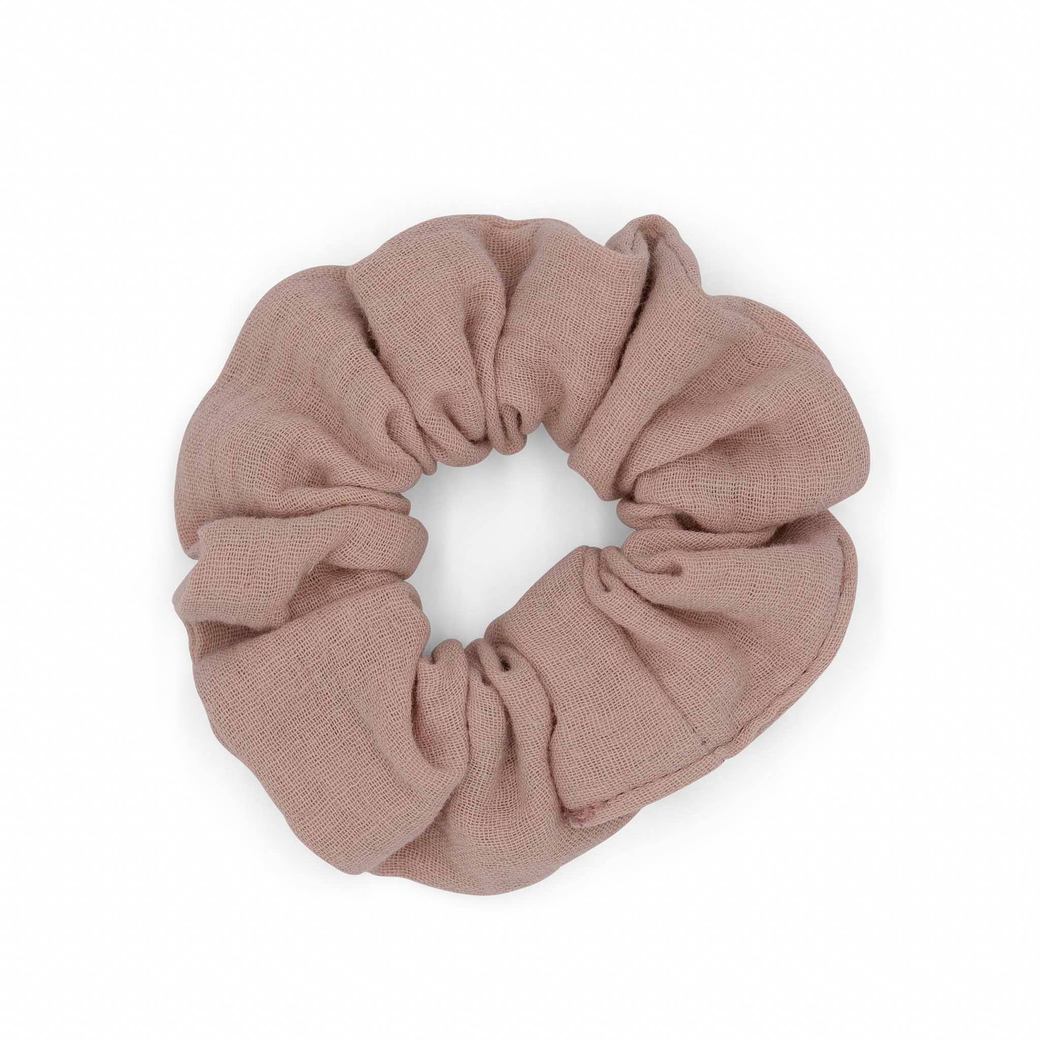 Musselin-Scrunchie • Kinder: Blush