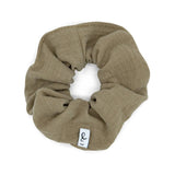Musselin-Scrunchie • Kinder: Taupe