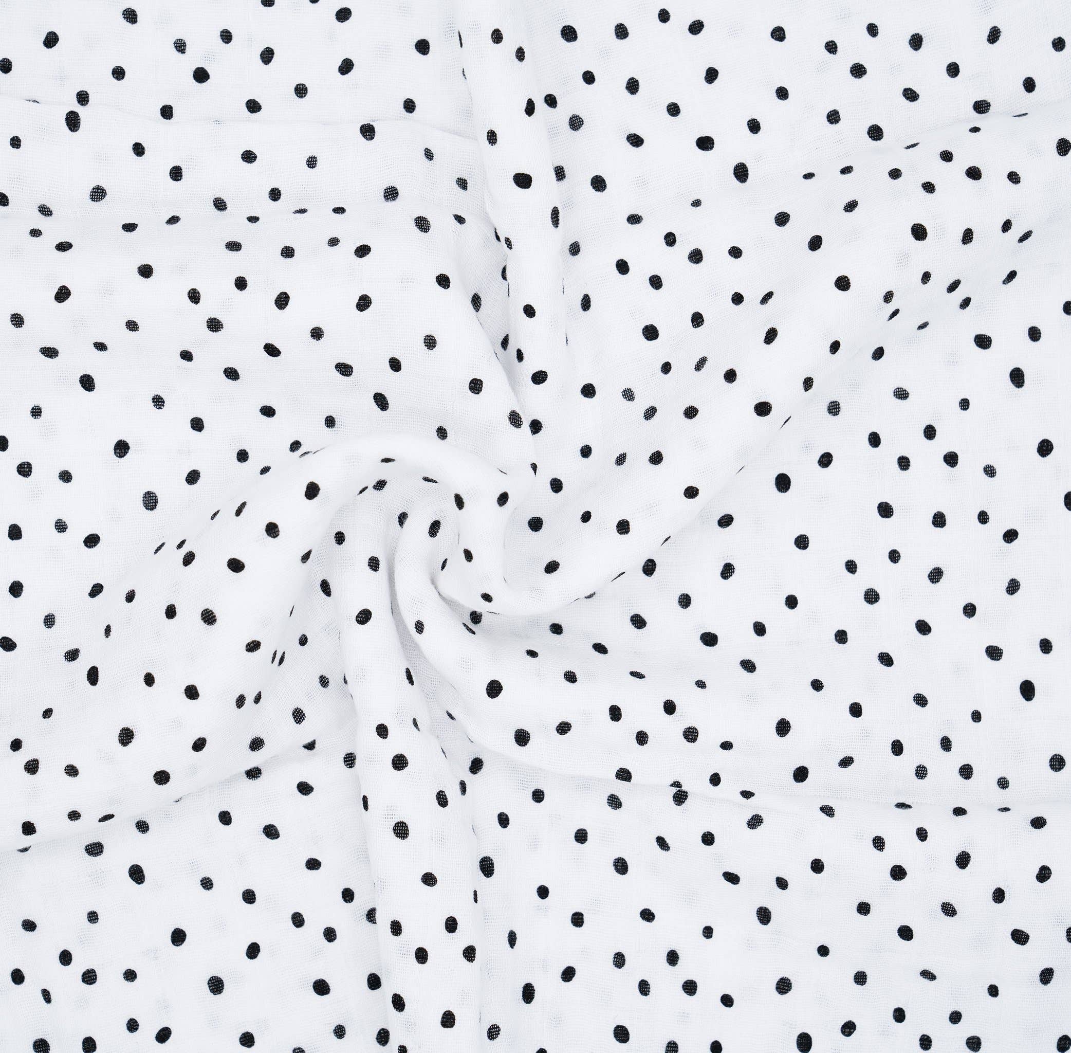Mulltuch Bio-Baumwolle 120x120cm • Dots