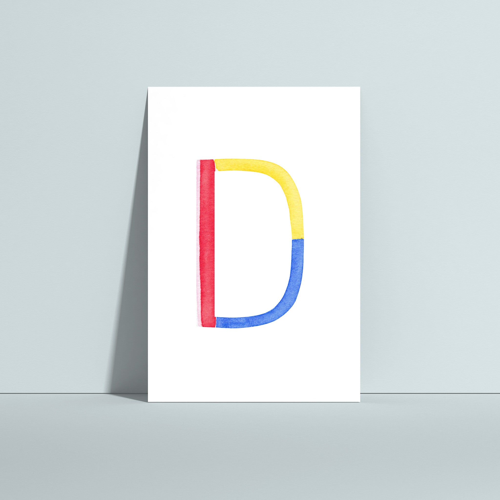 BUCHSTABENKARTE "D"