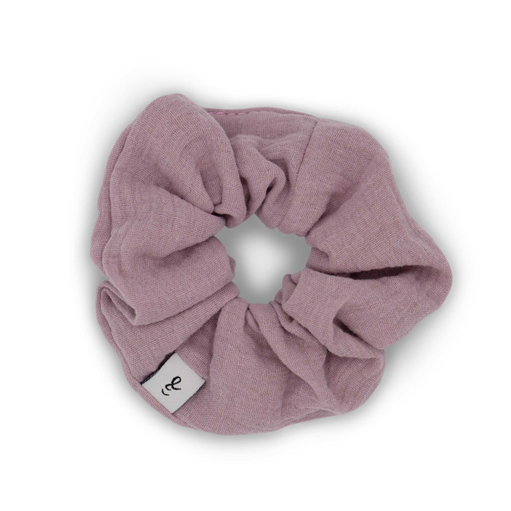 Musselin-Scrunchie • Kinder: Mauve