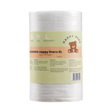 Windeleinlagen aus Bambus, Größe XL, 1 Rolle (100 Blatt)