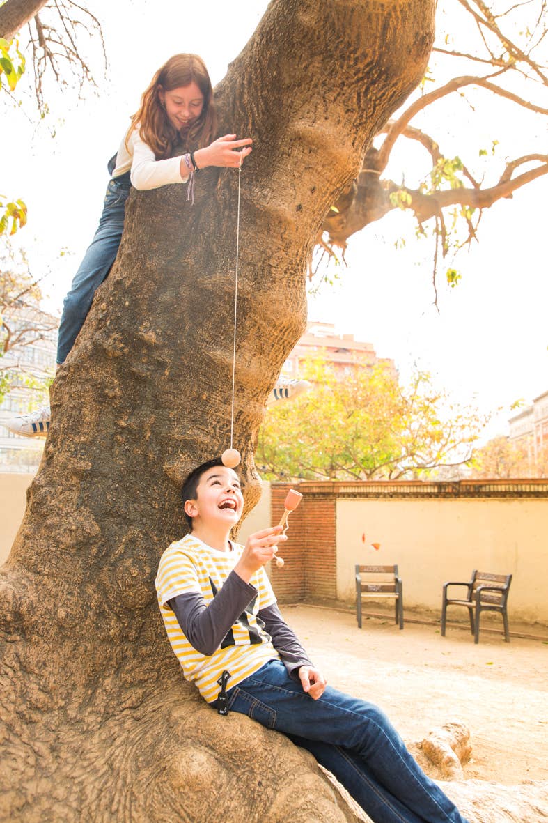 Yoyo aus Holz - Gelb