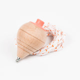 Kreisel aus Holz - Koralle