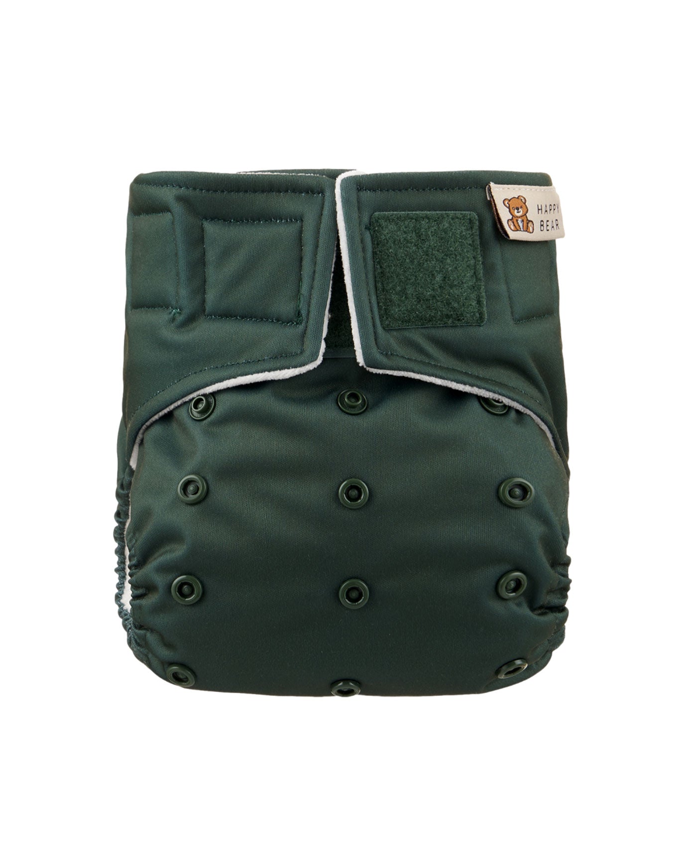 HappyBear All-in-One Stoffwindel mit Klettverschluss – waschbare, größenverstellbare Windel aus Baumwolle und Bambus, nachhaltig & auslaufsicher.