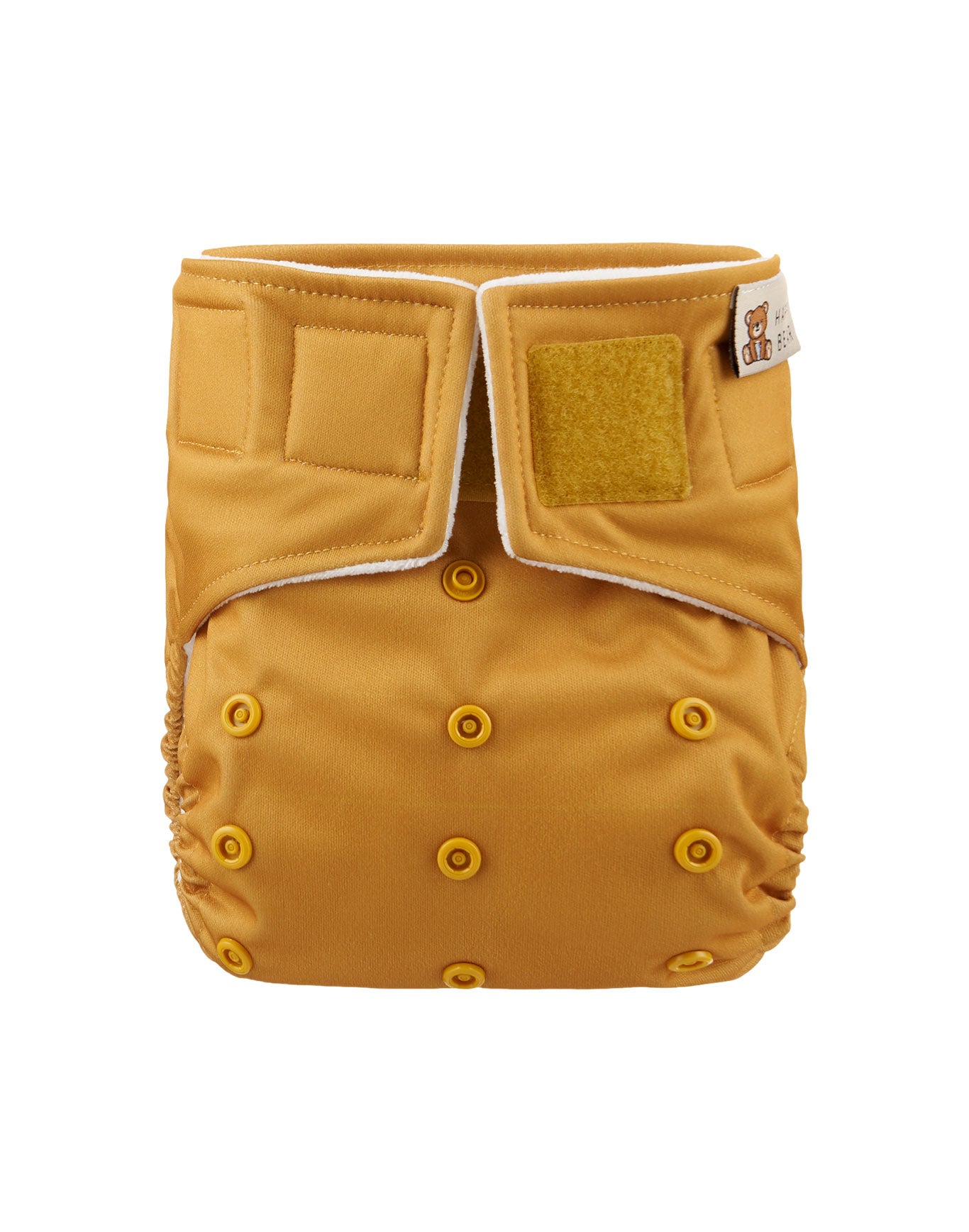 HappyBear All-in-One Stoffwindel mit Klettverschluss – waschbare, größenverstellbare Windel aus Baumwolle und Bambus, nachhaltig & auslaufsicher.