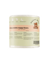 HappyBear Bambus Windeleinlagen auf Rolle mit 100 Blatt, weiche Einlagen für Stoffwindeln zum Auffangen von Stuhl.