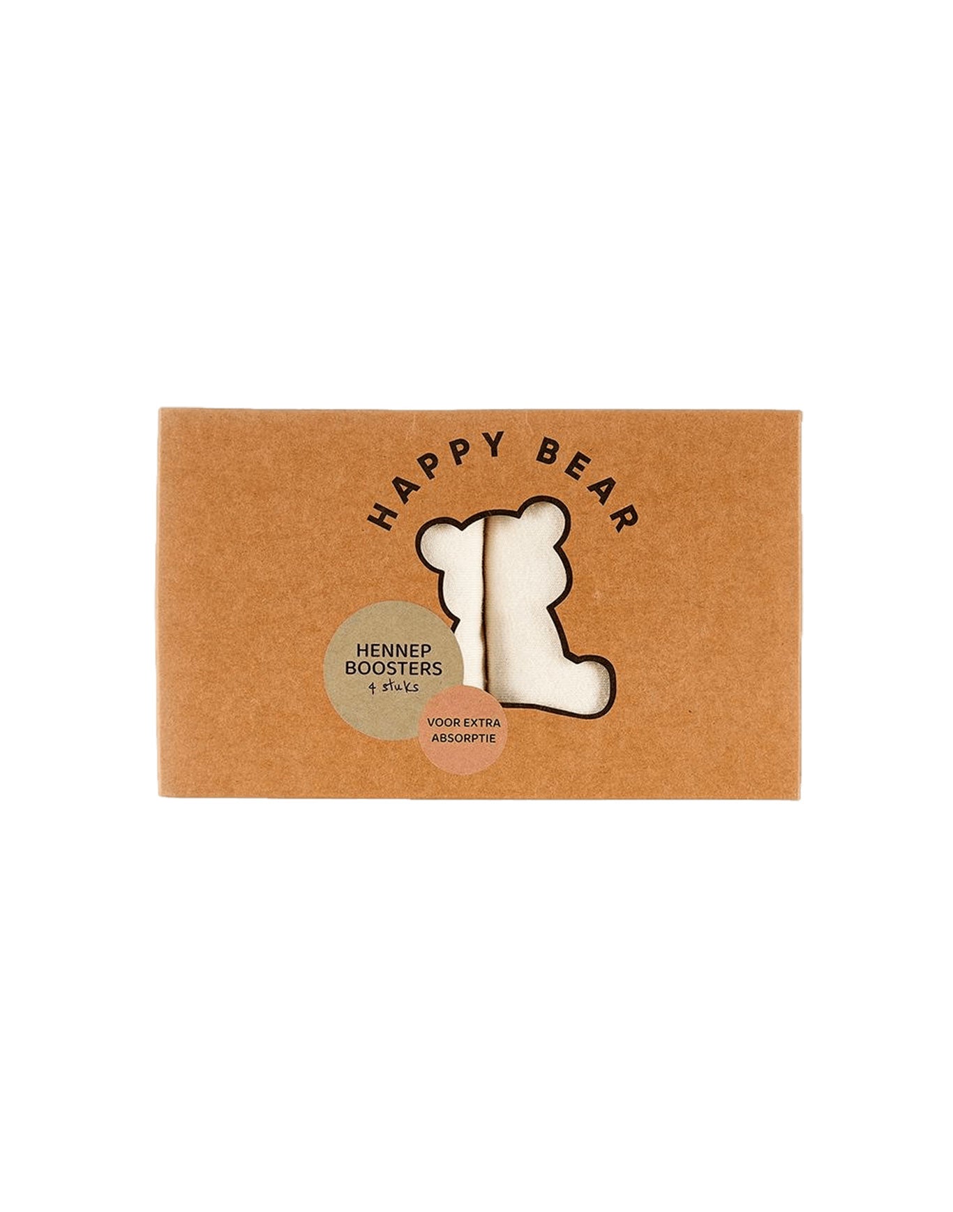 HappyBear Hanf-Booster für Stoffwindeln, extrem saugfähig und langlebig, pilzhemmend und hautfreundlich, ideal für längere Wickelintervalle.