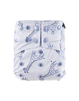 HappyBear Taschenwindel – waschbare Windel mit verstellbaren Druckknöpfen, doppelt auslaufsicher und atmungsaktiv, inklusive Bambus- und Mikrofaser-Einlagen.