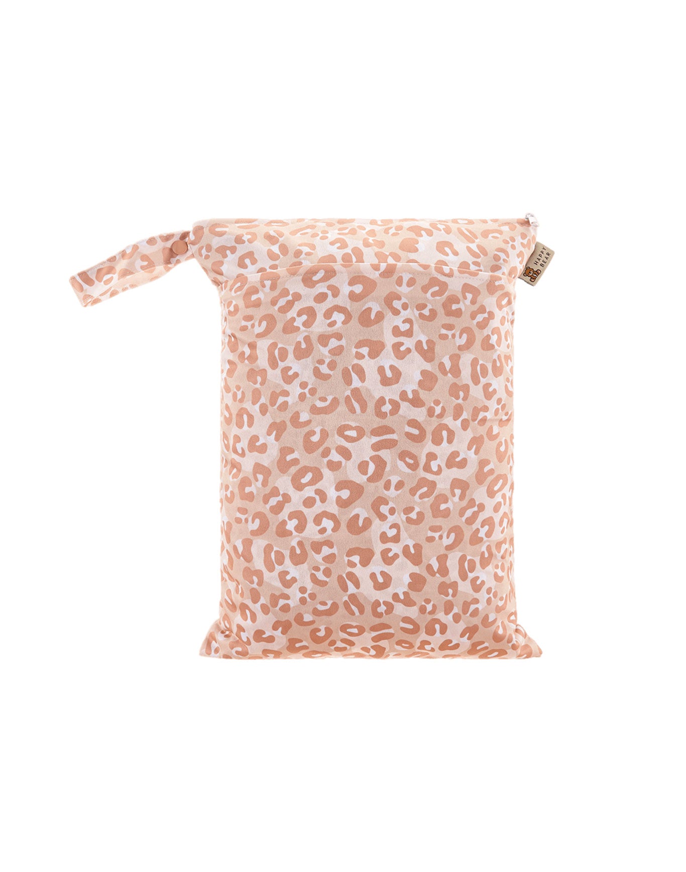 HappyBear Wetbag, wasserdichter Nassbeutel für unterwegs mit zwei Fächern für Windeln und Babyartikel.