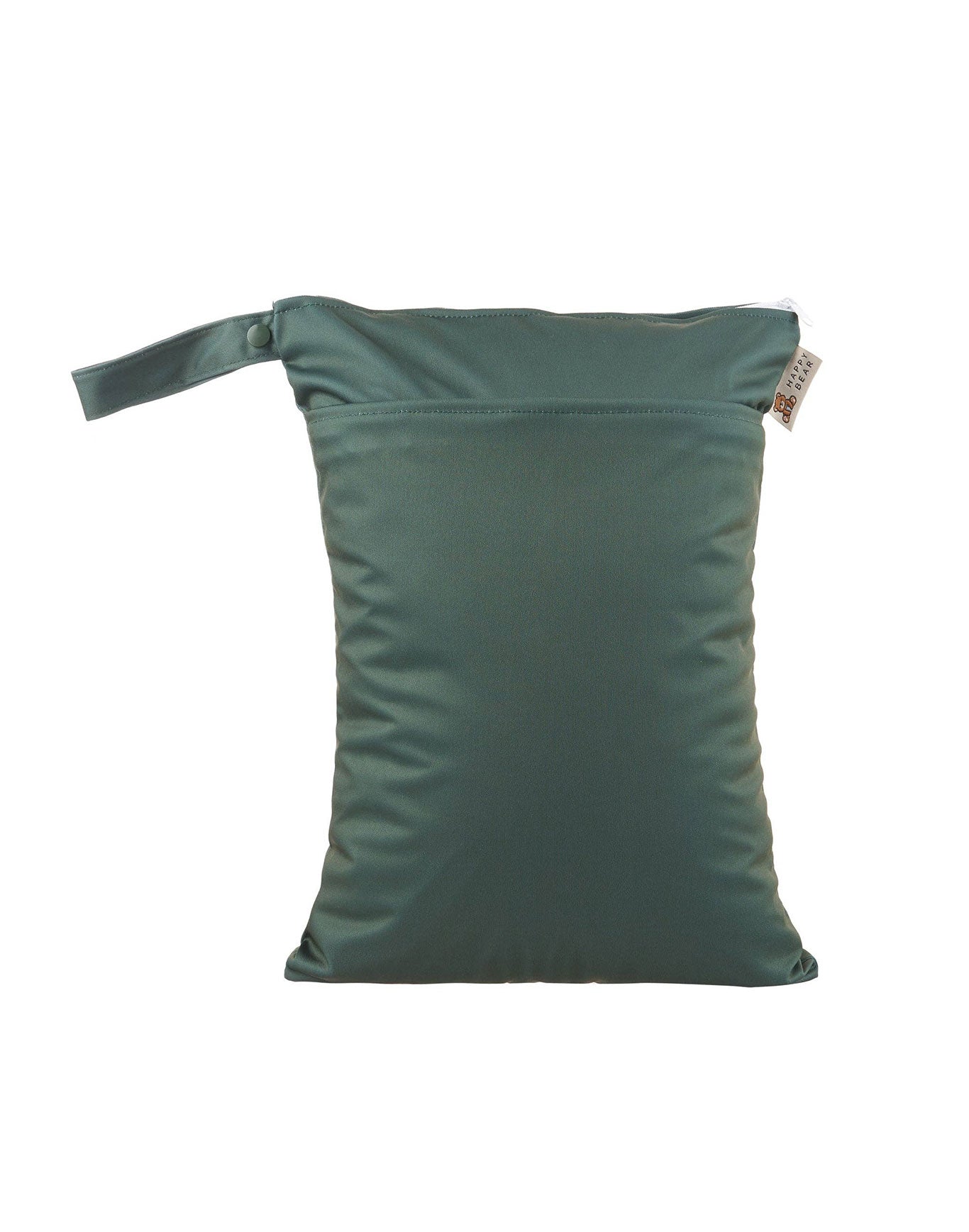 HappyBear Wetbag, wasserdichter Nassbeutel für unterwegs mit zwei Fächern für Windeln und Babyartikel.