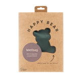 HappyBear Wetbag aus recyceltem Polyester, GRS-zertifiziert, kompakter wasserdichter Beutel für Babysachen.