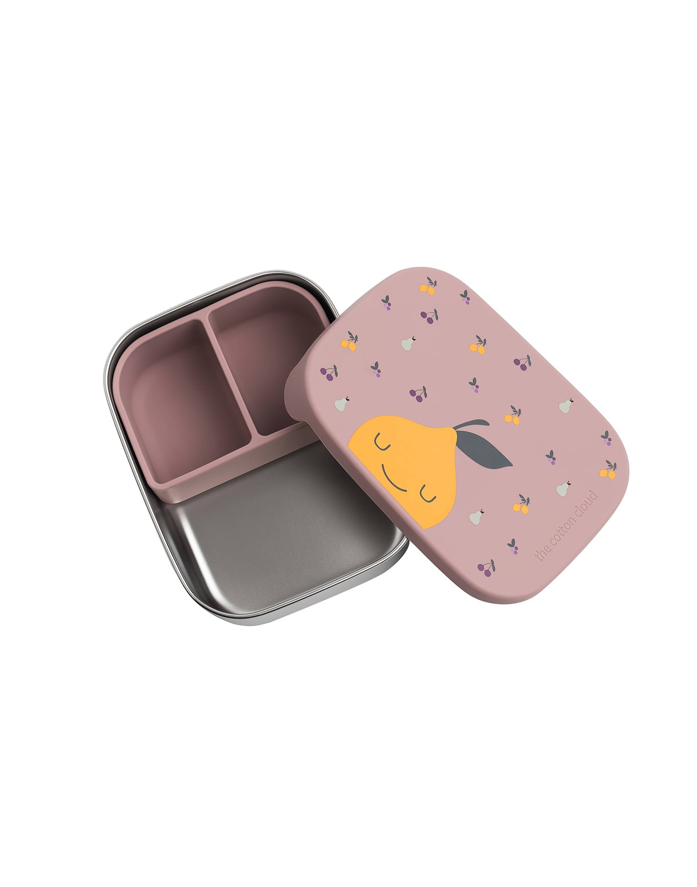 Lunchbox aus Edelstahl "Fruity"