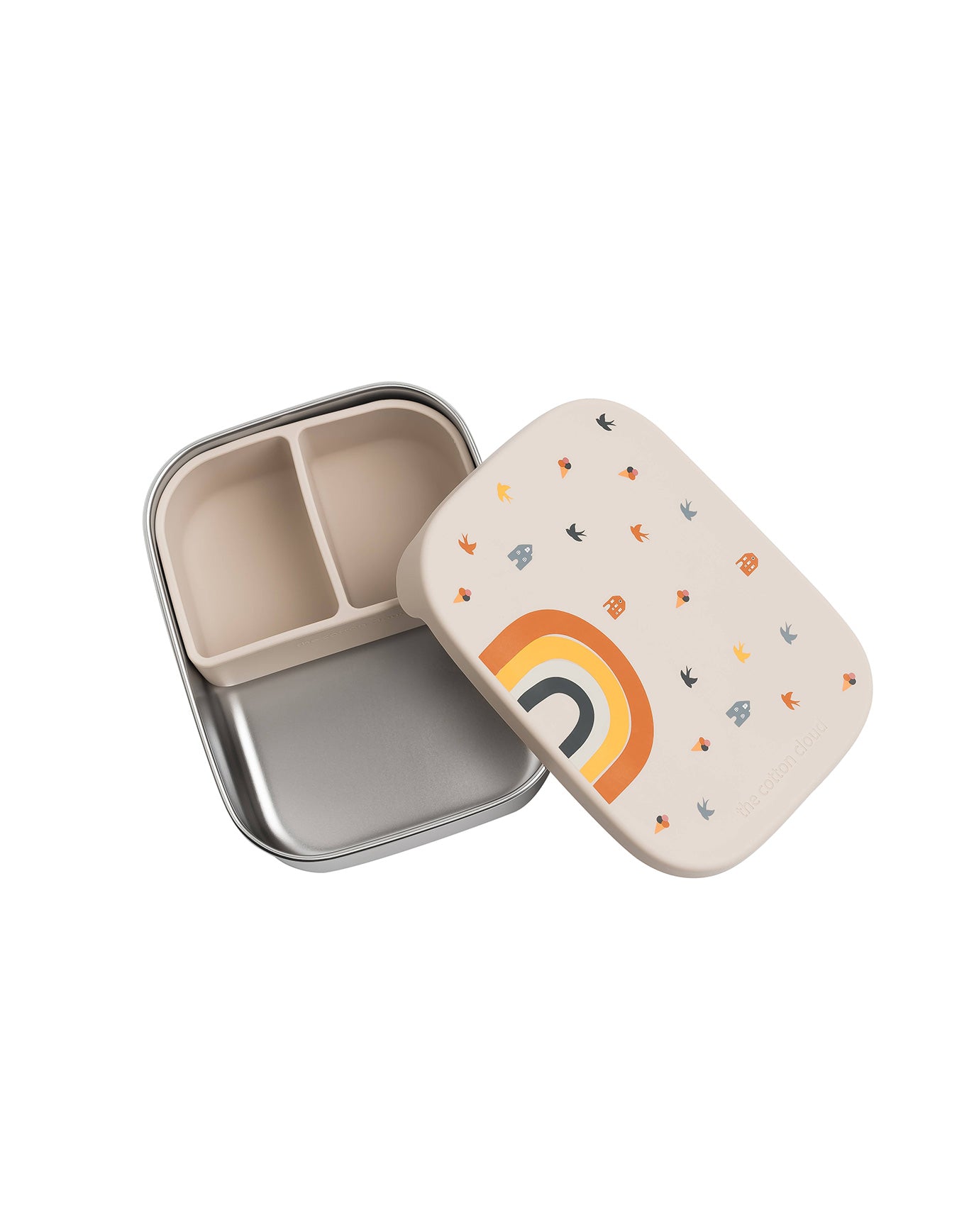 Lunchbox aus Edelstahl "Rainbow"