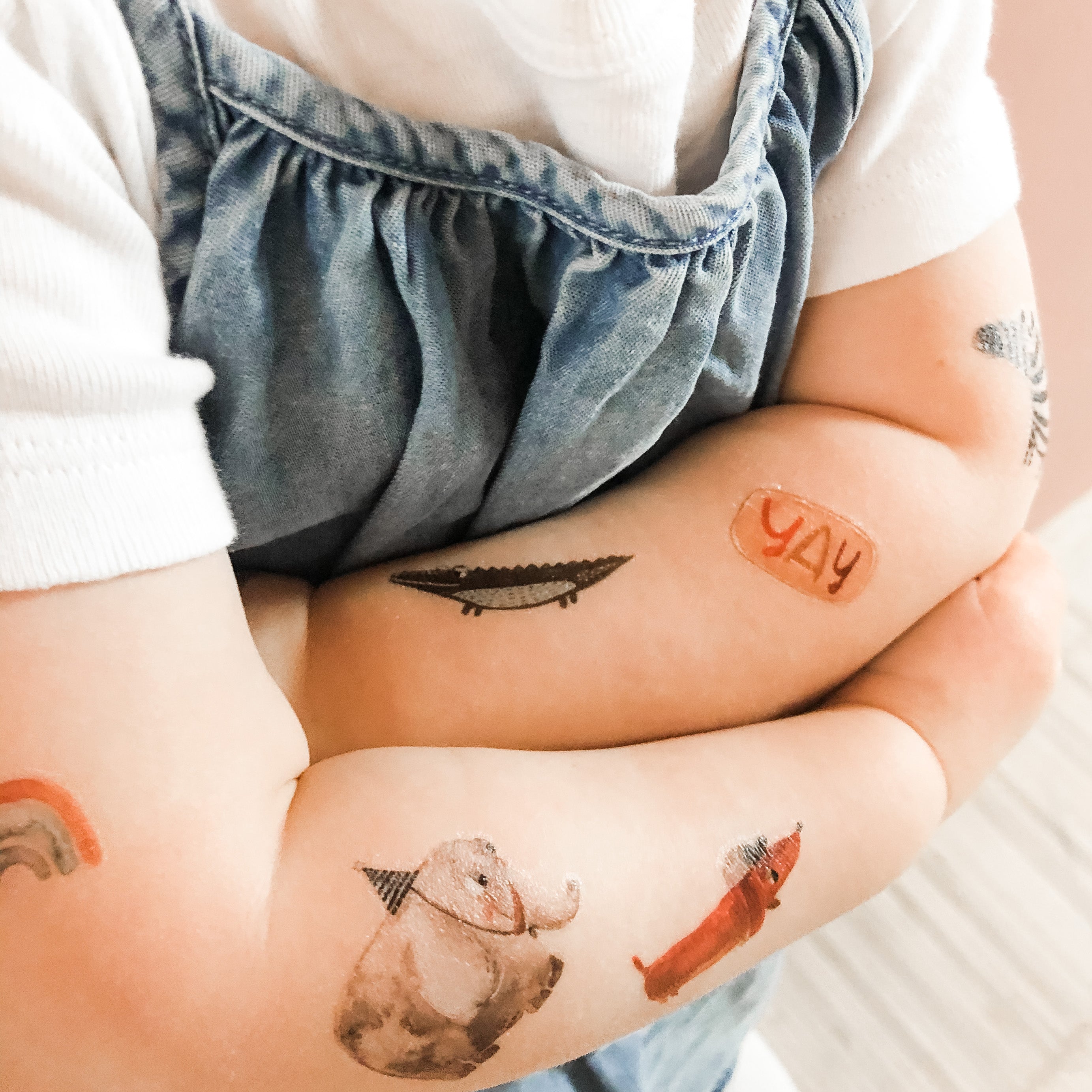 VEGANE KINDERTATTOOS "Yay"