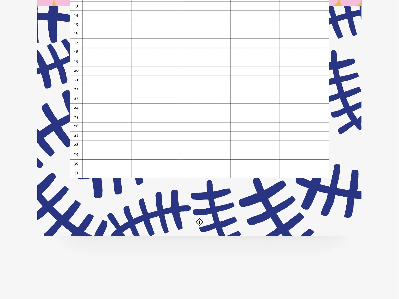 FAMILIENKALENDER - PATTERN