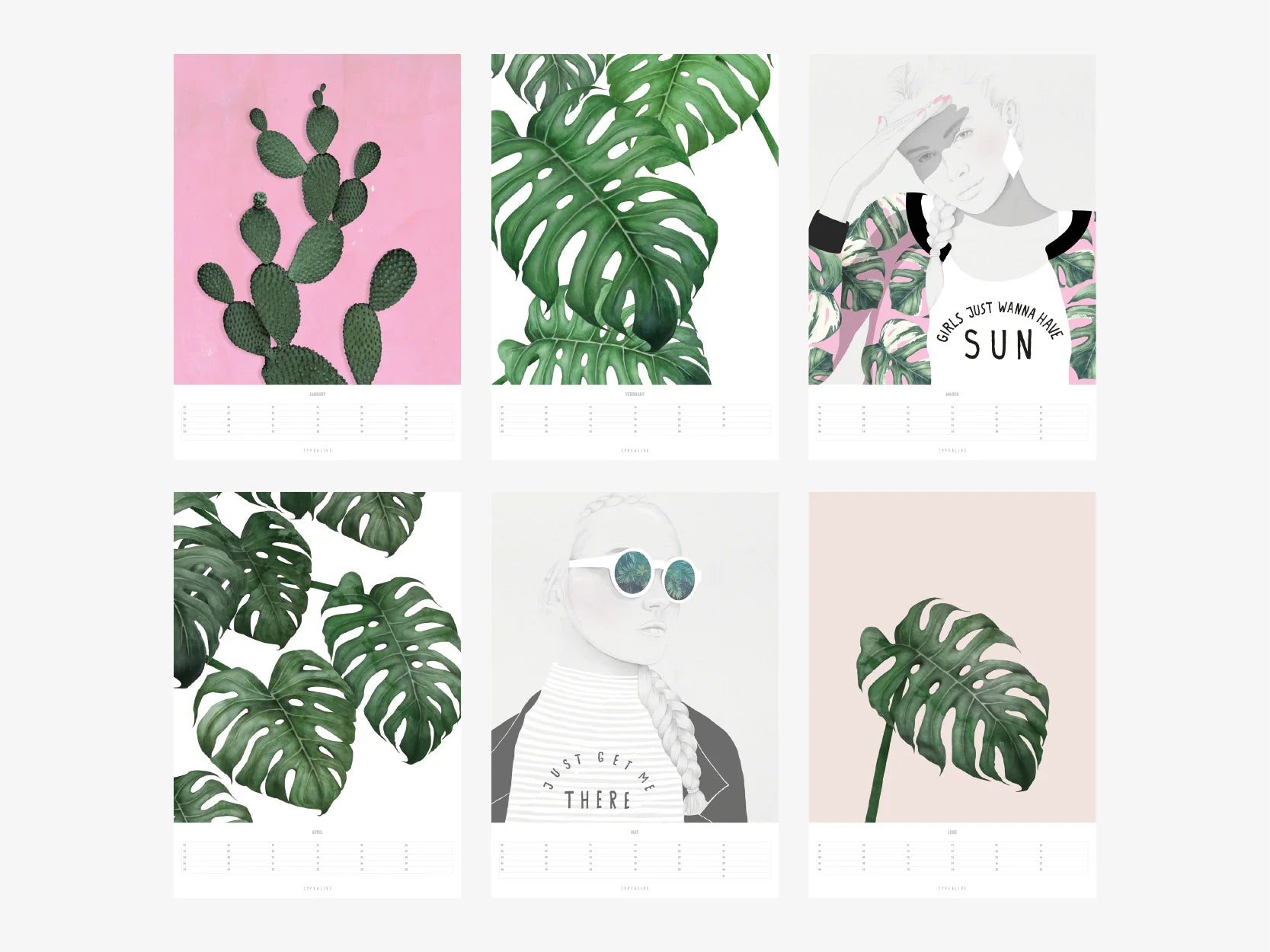 WANDKALENDER - TROPICAL