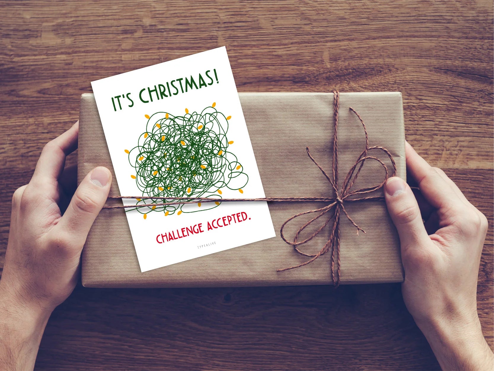 POSTKARTE - CHRISTMAS CHALLENGE
