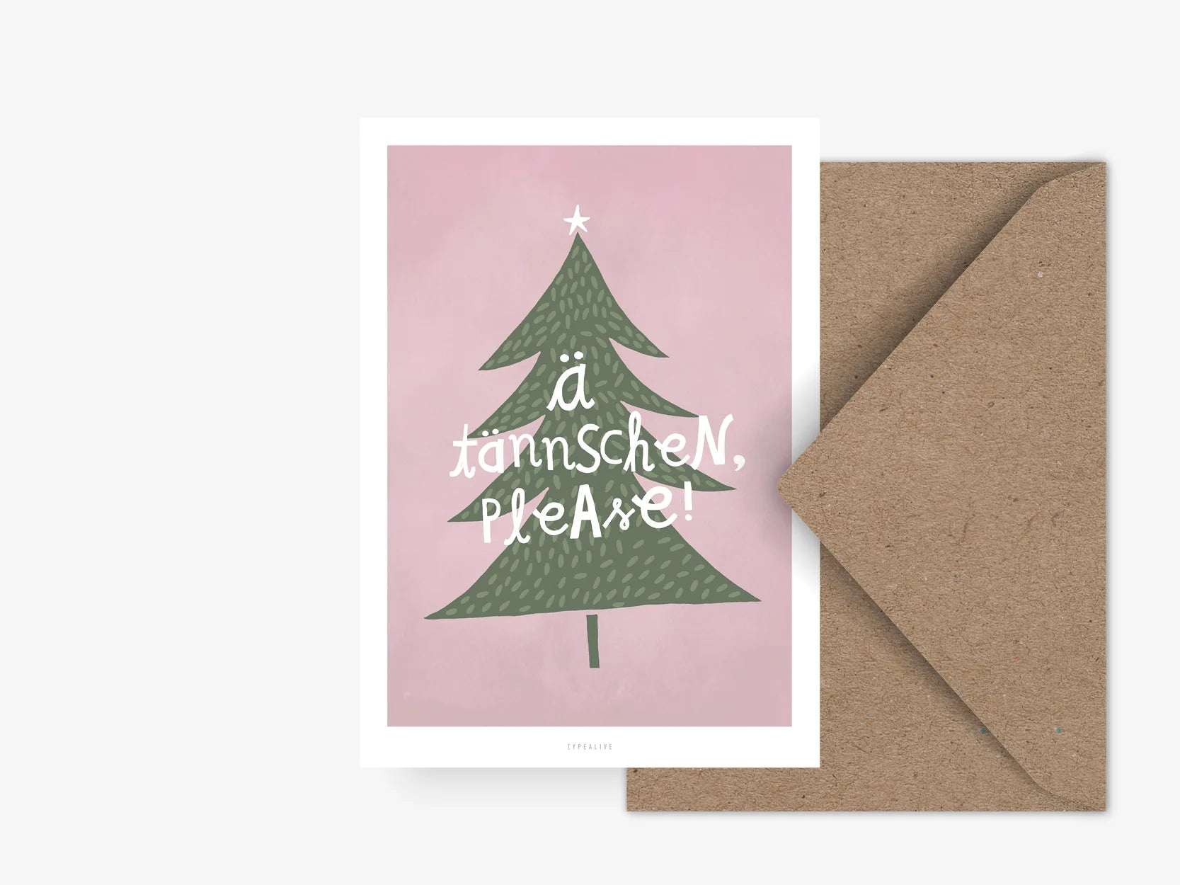 POSTKARTE - DIE TANNE SAGT
